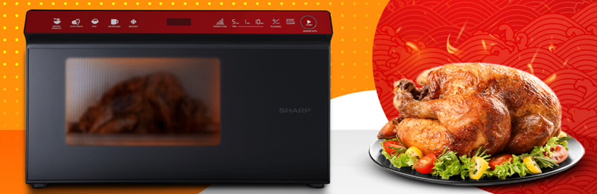 เตาอบไมโครเวฟ SHARP – ปาฏิหาริย์ของการปรุงอาหารเพื่อสุขภาพและความสะดวกสบาย