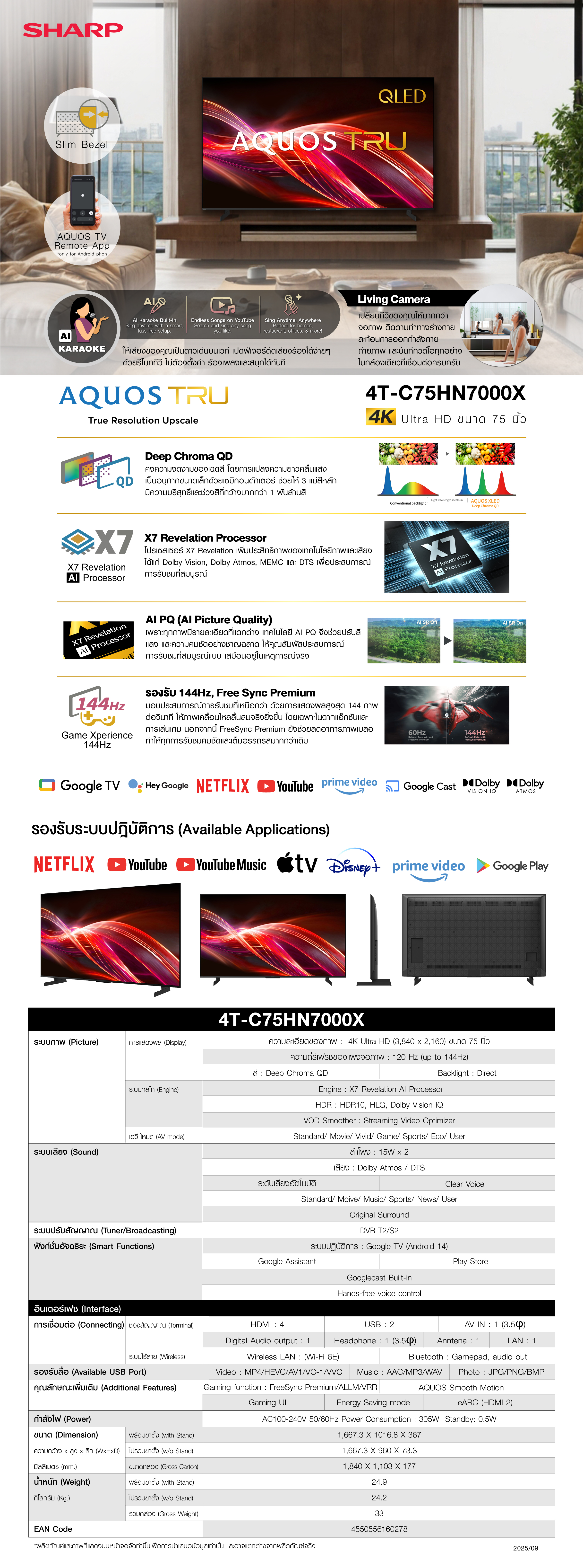 4T-C75HN7000X BANNER